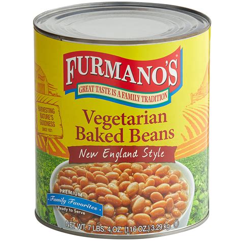 Furmano S New England Style Vegetarian Baked Beans 116 Ounce 6 Per Case Furmano S New England Style Vegetarian Baked Beans 116 Ounce 6 Per Case