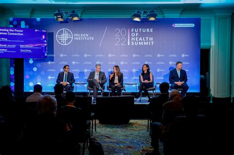 Future Of Health Summit 2020 Milken Institute