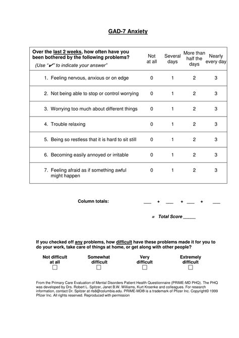 GAD7 and PHQ9 Screening Tools