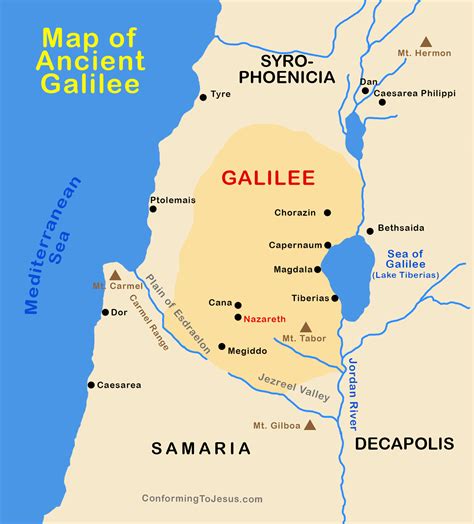 Galilee Location In First Century