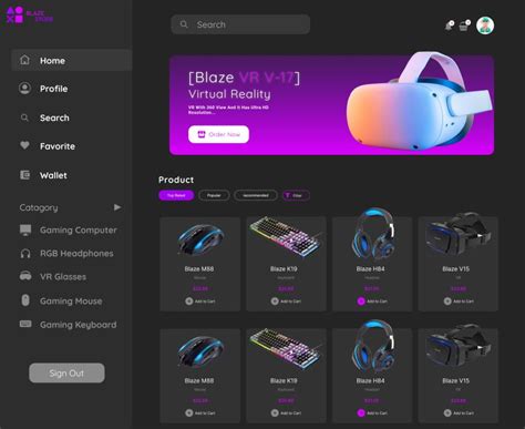 Gaming Store Windows Mac Application Ui Design Ui Design Dhruv Patel