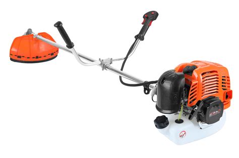 Gasoline Engine Grass String Trimmer Or Brush Cutter With A Long Shaft