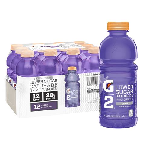 Gatorade G2 Thirst Quencher Low Calorie Grape 20 Fl Oz Shaws Gatorade G2 Thirst Quencher Low Calorie Grape 20 Fl Oz Shaws