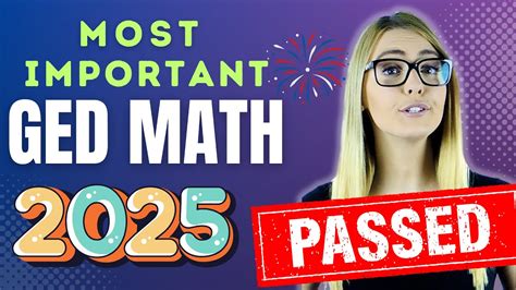 Ged Math 2025 Pass The Ged Math Test With Ease Youtube
