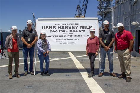 General Dynamics Delivers The Future Usns Harvey Milk T Ao 206 To The U S Navy General Dynamics Nassco