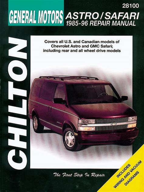 General Motors Astro Safari 1985 2005 Repair Manual Chilton S Total Car Care Repair Manual Chilton 9781563926976 Amazon Com Books