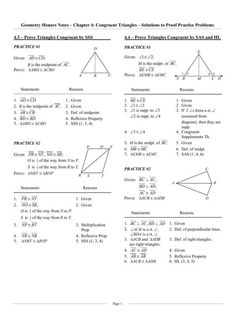 Geometry Two Column Proofs Worksheets With Answers Pdf Math Sheets Geometry Two Column Proofs Worksheets With Answers Pdf Math Sheets