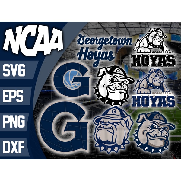 Georgetown Hoyas Ncaa Logo Sticker