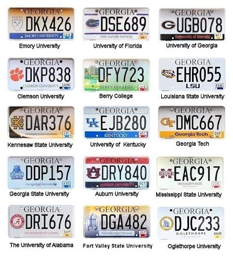 Explore Your Georgia Car Tags Options for Personalized Vehicle Registration