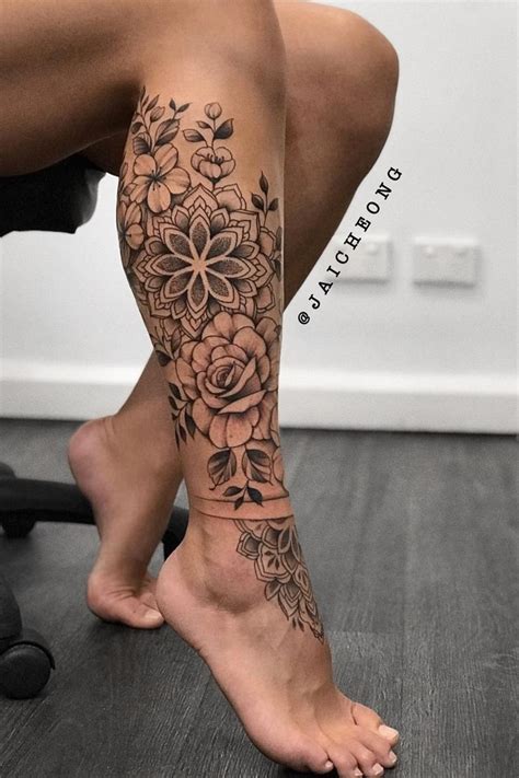 Get Inkedbest Tattoo Ideas For Females Full Leg Tattoos Calf Tattoos