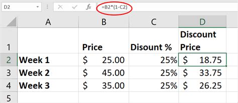 Get Percentage Discount Excel Formula Exceljet