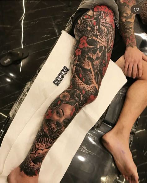 Ghim C A James Niven Tr N Leg Tattoo Men T Ng H Nh X M H Nh X M