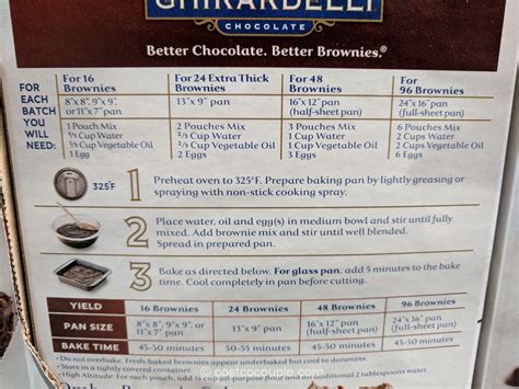 Ghirardelli Triple Chocolate Premium Brownie Mix 5 Bags 2 83Kg 6 2 Lb Walmart Com