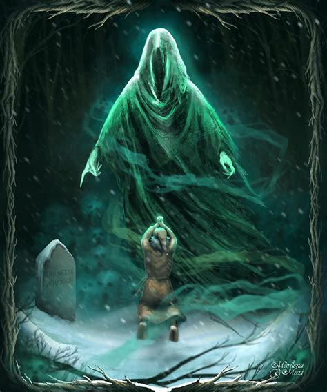 Ghost Of Christmas Future Drawing