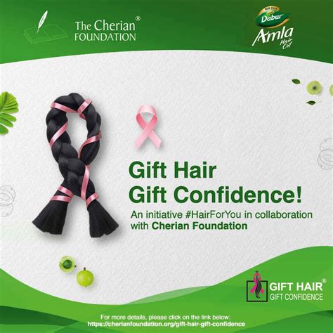 Gift Hair Gift Confidence The Cherian Foundation