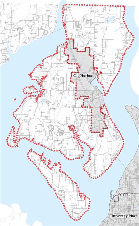 Gig Harbor Topo Map Wa Pierce County Gig Harbor Area