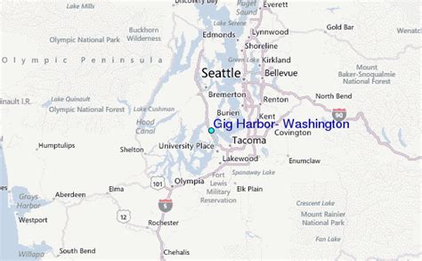 Gig Harbor Washington Us Topo Map