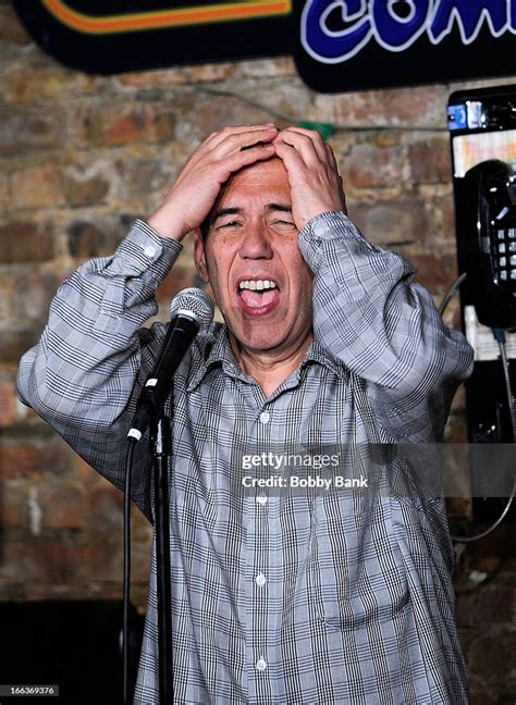 Gilbert Gottfried Performs At The Stress Factory Comedy Club On April