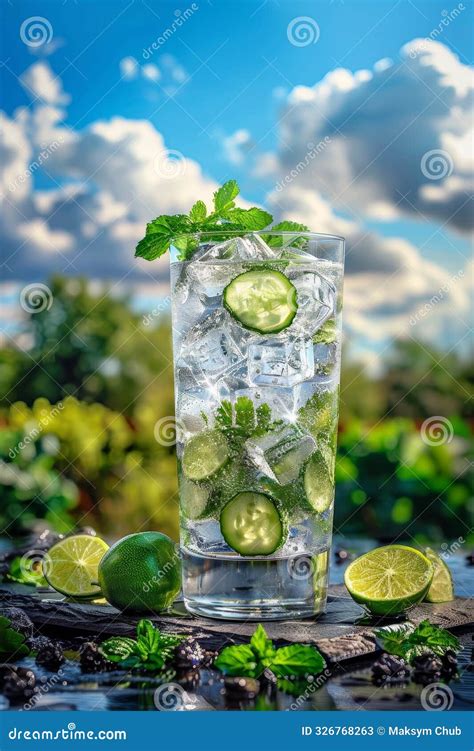 Gin And Tonic Rock Tree Sky