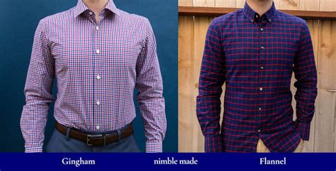 Gingham Vs Plaid Popular Shirt Patterns Explained Nimble Made