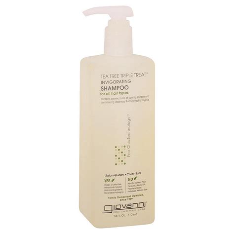 Giovanni Cosmetics Shampoo T Tree Triple Treat 24 Oz Pack Of 3 Giovanni Cosmetics Shampoo T Tree Triple Treat 24 Oz Pack Of 3