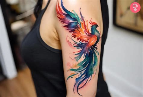 Girl Rising Phoenix Tattoo 30 Most Popular Phoenix Tattoos Collection