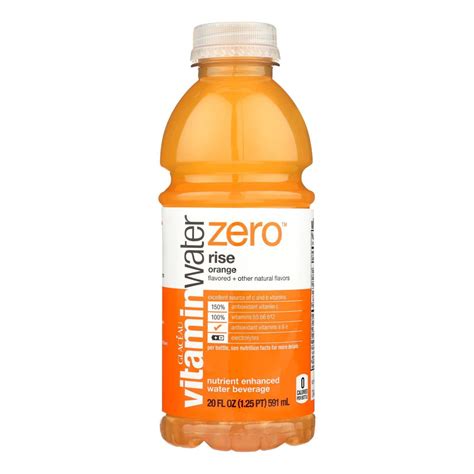 Glaceau Vitamin Water Zero Rise Orange Quality Foods