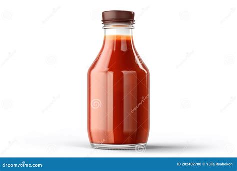 Glass Bottle Ketchup Generate Ai Stock Illustration Illustration Of