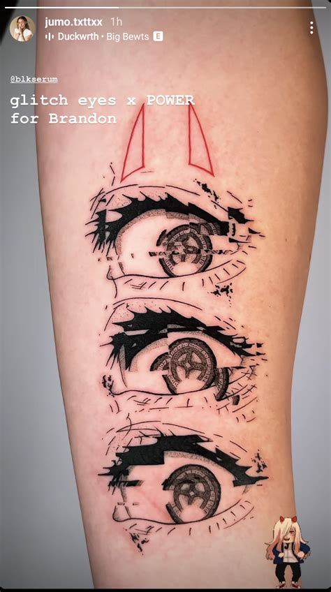 Glitchy Eyes Power From Chainsaw Man Done By Jumo Black Serum San Glitchy Eyes Power From Chainsaw Man Done By Jumo Black Serum San