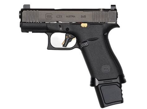 Glock 43X Base Plate Extension Tyrant Cnc Aluminum Magazine Base Plate For Glock 43X 48 G43x G48 Gold G43x Magwell Glock 43X Base Plate Extension Tyrant Cnc Aluminum Magazine Base Plate For Glock 43X 48 G43x G48 Gold G43x Magwell