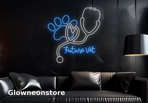 Glowneon Future Vet Neon Sign Vet Led Light Animal Future Vet Sign