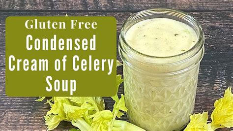 Gluten Free Cream Of Celery Soup Condensed Soup Recipe