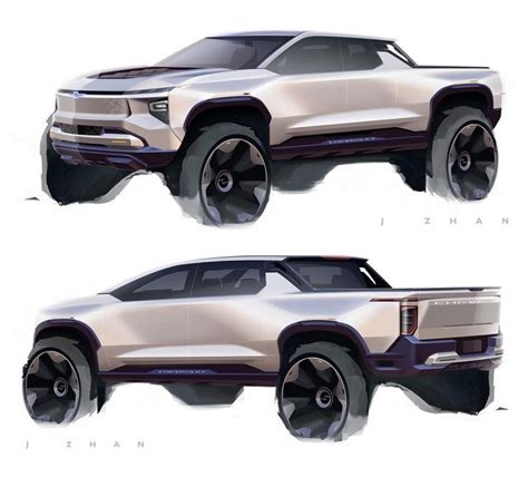 Gm Design Team Show Off Future Chevy Truck Design Sketches