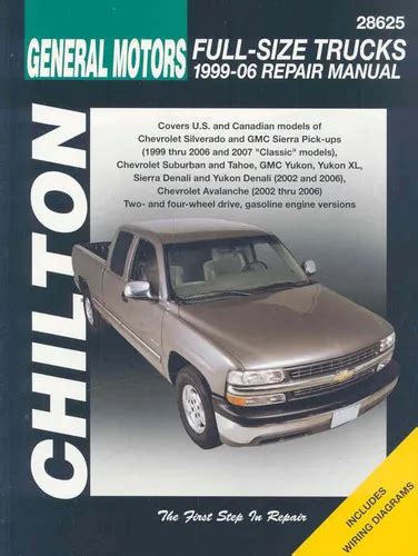 Gm Full Size Trucks 1999 06 Repair Manual Chilton S Total Car Care Repair Manual Chilton 9781563926860 Amazon Com Books Gm Full Size Trucks 1999 06 Repair Manual Chilton S Total Car Care Repair Manual Chilton 9781563926860 Amazon Com Books