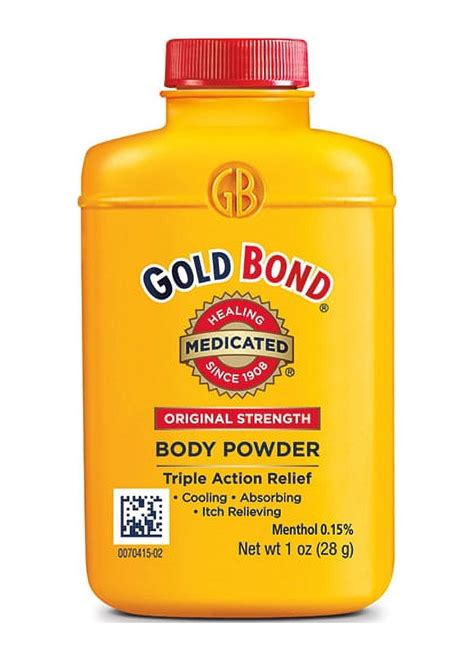 Gold Bond Medicated Original Strength Body Powder 10 Oz Walmart Com