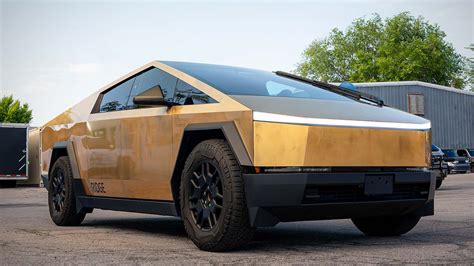 Gold Cybertruck: The Future of Luxury Electric Vehicles