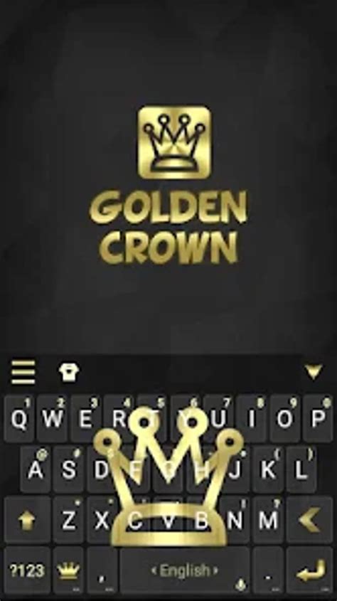 Golden Crown Keyboard Backgrou For Android Download