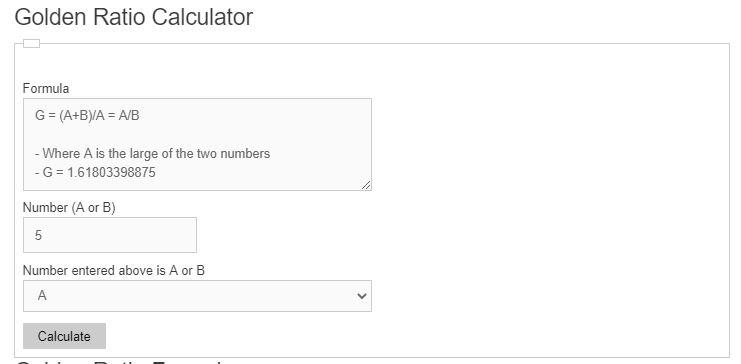 5 Golden Ratio Calculator Tips