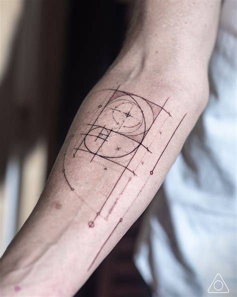 Golden Spiral Masterpiece Fine Line Geometric Tattoo Art By Gentl John In Los Angeles Br 1Mm Tattoo Studio Golden Spiral Masterpiece Fine Line Geometric Tattoo Art By Gentl John In Los Angeles Br 1Mm Tattoo Studio