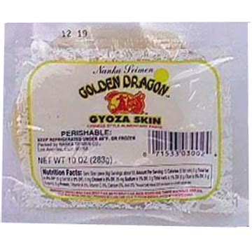 Goldn Dragon Gyoza Skin Frozen 12 10 00 Oz Jfc International