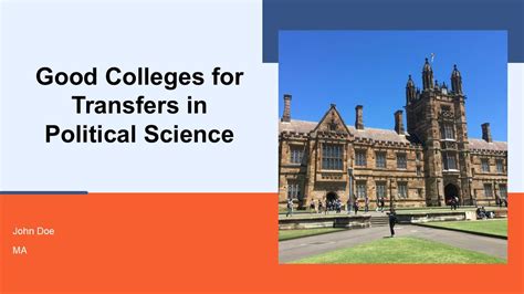 Good Colleges For Political Science