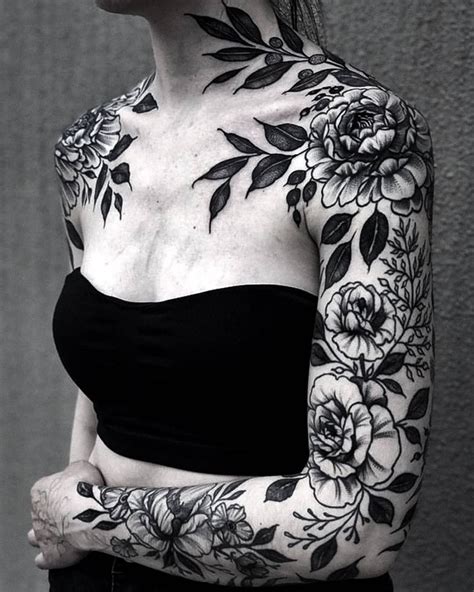 Gothic Flower Tattoo Designs