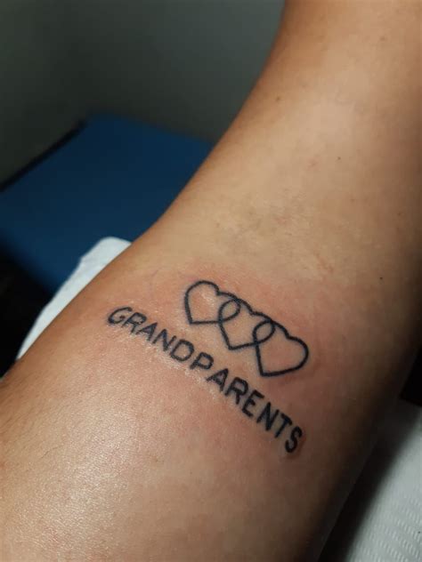 Grandparents Memorial Tattoo Tatuajes Dedicados A Abuelos Tatuajes