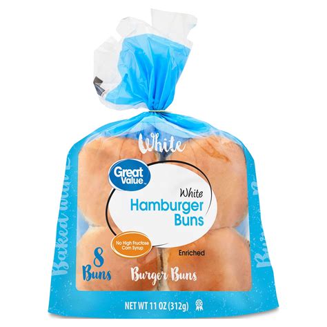 Great Value Enriched Hamburger Buns 8 Count 11 Oz Soft Freshly Baked Sandwich Buns Walmart Com Great Value Enriched Hamburger Buns 8 Count 11 Oz Soft Freshly Baked Sandwich Buns Walmart Com