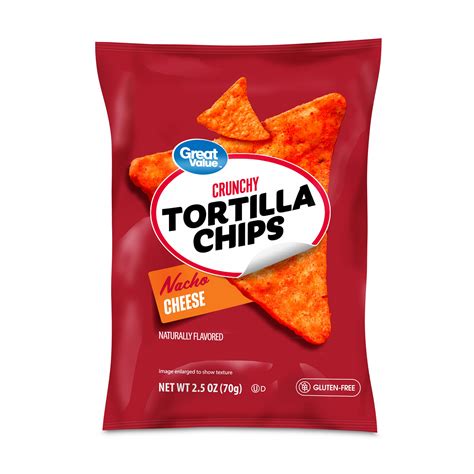 Great Value Nacho Cheese Tortilla Chips 9 75 Oz Supermarket Life Com