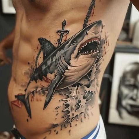 Great White Shark Tattoo Bronctattooaus Com