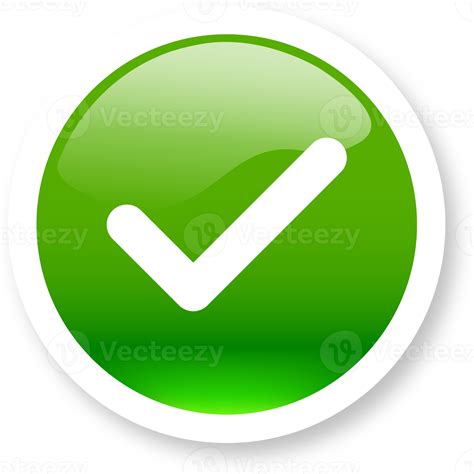 Green Check Mark Buttons In 3D Realistic Style Checkmark Signs Green Check Mark Buttons In 3D Realistic Style Checkmark Signs