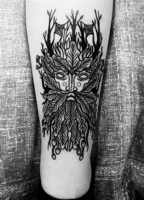 Green Man Tattoo Green Man Norse Tattoo