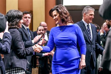 Gretchen Whitmer Responds To Comments About Her Blue Dress Gretchen Whitmer Responds To Comments About Her Blue Dress
