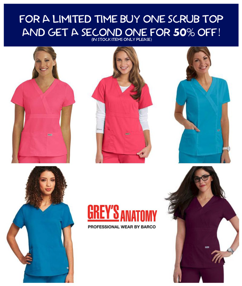 Grey's Anatomy Medical Scrubs